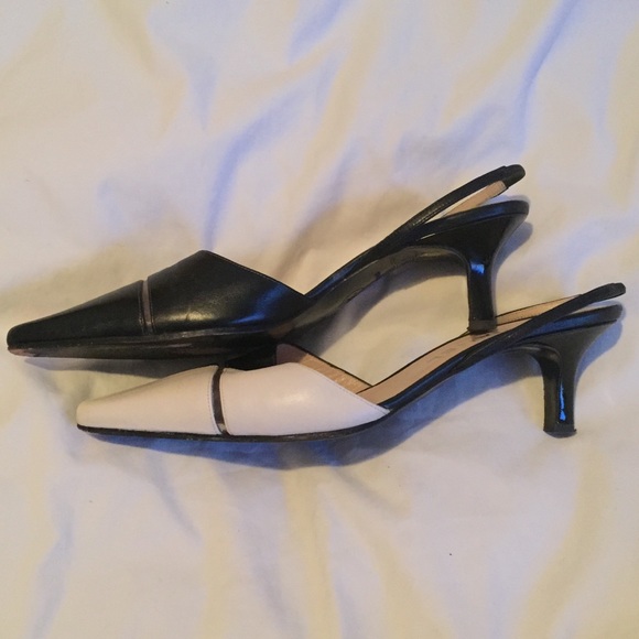 Black and white Chanel Mules - Picture 3 of 3